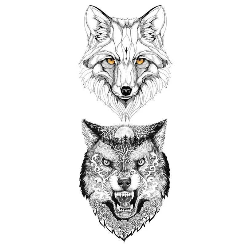 Pegatinas de tatuajes impermeables con pequeñas imágenes - Set versátil, fácil aplicación, diseños variados y duración prolongada.