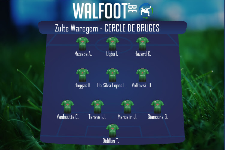 Composition Cercle de Bruges | Zulte Waregem - Cercle de Bruges (26/12/2020)