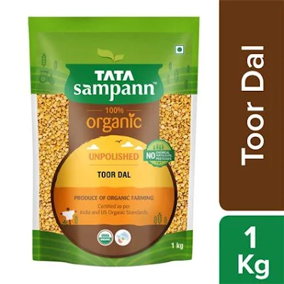 Tata Sampann Toor Dal - Unpolished - 1 kg