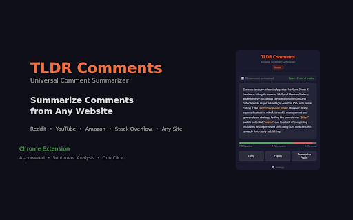 TLDR Comments - Summarize Comments screenshot 1