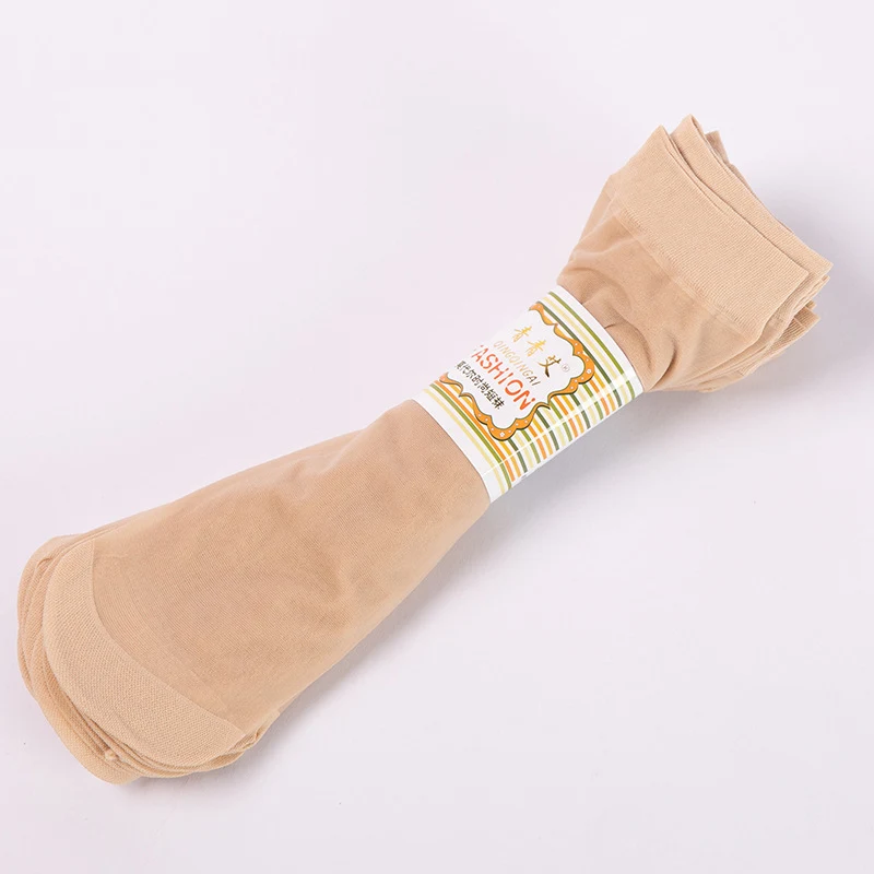 Title 2, Meias Core-Spun Silk Velvet Senhoras Meias Curt...