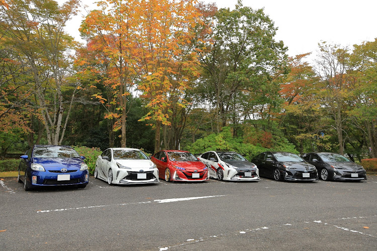 プリウスのdiscover＿ct・Grand Blaze Racing・福島プリウスミーティング2022・紅葉と愛車・ロケットランチャーに関するカスタム事例の投稿画像4枚目