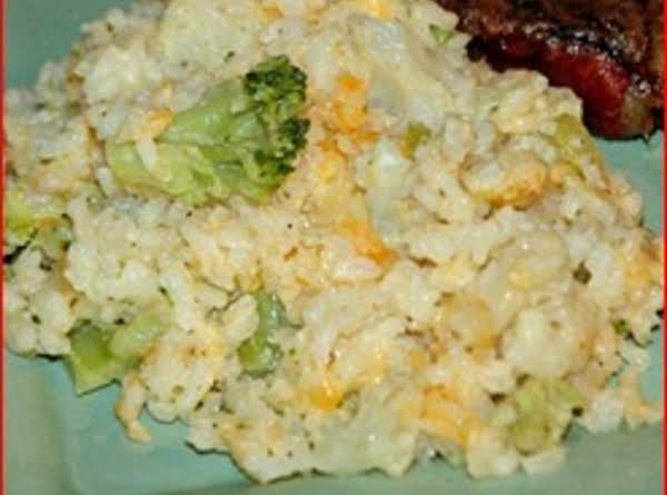 Broccoli Cauliflower Cheesy Rice Casserole_image