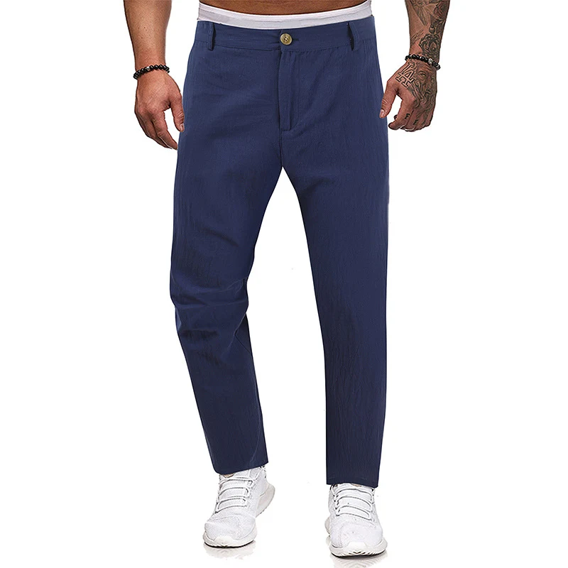 Title 1, Solid Color Mens Casual Trousers for everyday ...