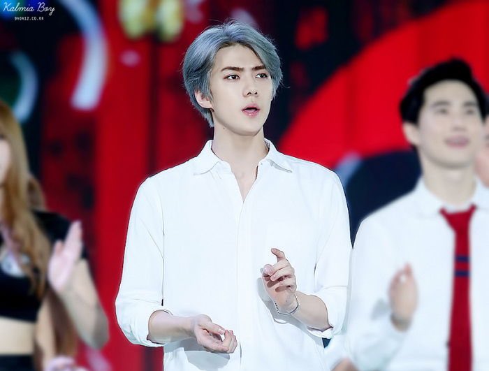 sehun gray hair