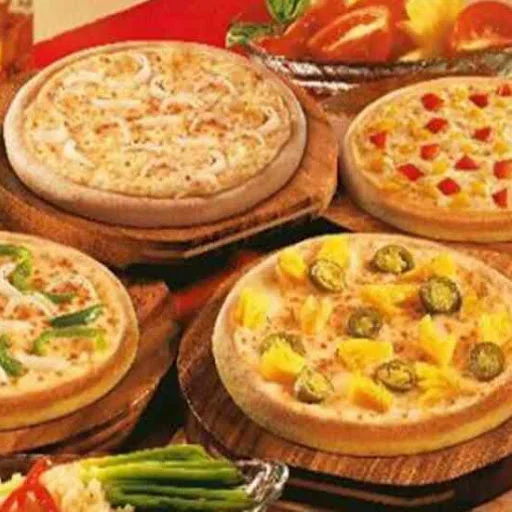 New 2 Cheese Capsicum Pizza (7inch) + 2 Paneer Parcel