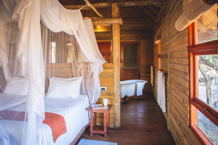 Nata Lodge offers thatched chalets and safari tents.