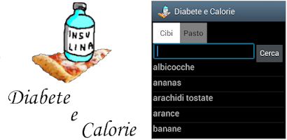 Diabete e Calorie Screenshot