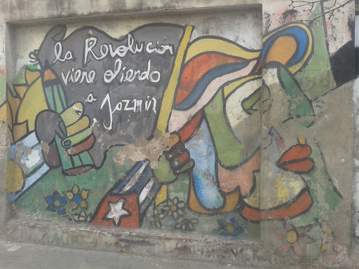 Graffiti Juana Azurduy 