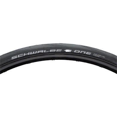 Schwalbe One Tire: 700 x 23c, Folding Bead, Evolution Line, OneStar Compound, V-Guard, Black