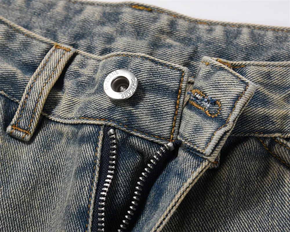 Men's Stitching Do The Old Cowboy Trousers, Durable and Comfortable, Perfect for Everyday Wear and Work, Classic Western