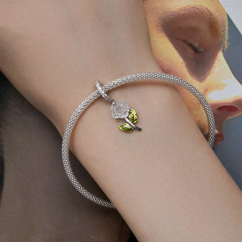 UV-kleurveranderende hangende kralen planten hanger sieraden – voeg een uniek, levendig accent toe aan je look met deze betoverende ketting.