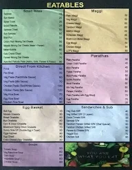 Lot Cafe menu 2