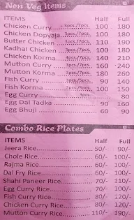 Sneha Food Lovers Point menu 2