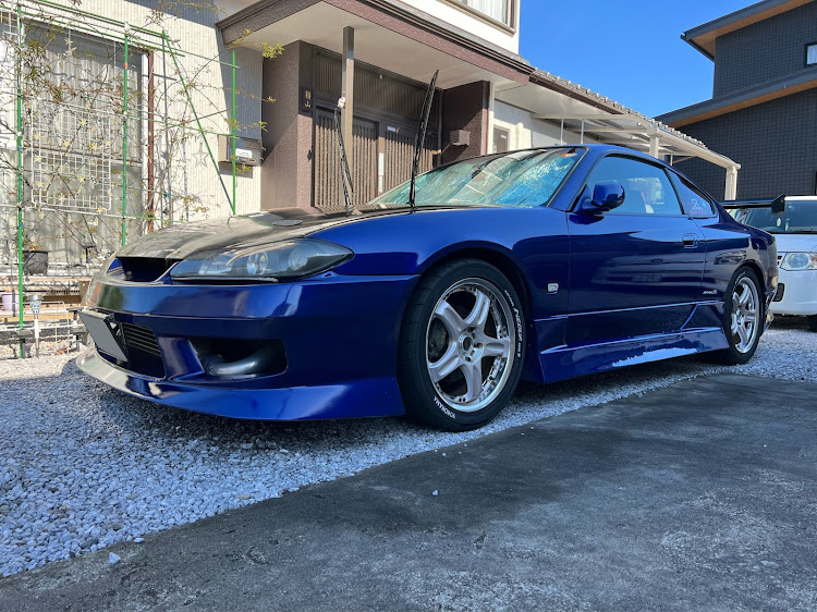シルビアのシルビア・S15・洗車・自粛・ブリリアントブルーに関するカスタム事例の投稿画像1枚目