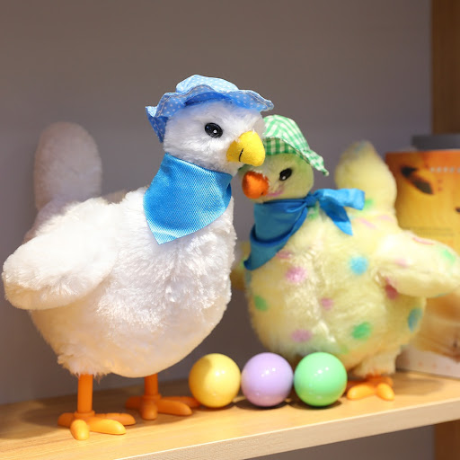 Title 8, Electric Plush Toy Laying Hens Plush Doll Gift ...