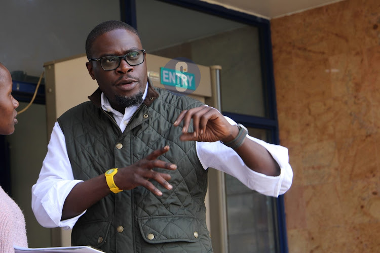 Nairobi County Governor Johnson Sakaja speaking during an interview with The Star Newspaper at Lions Place, Westlands on April 30, 2024