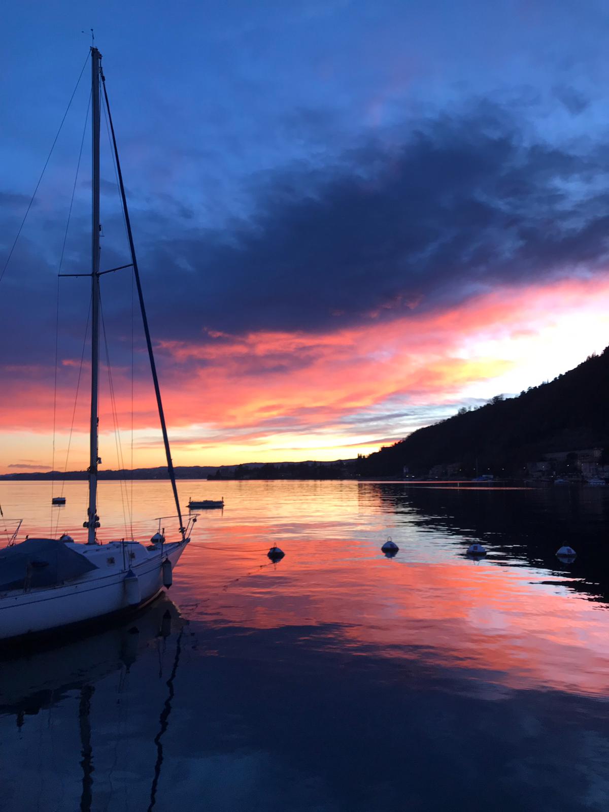 Tramonto sul lago di Garda di Flaing57