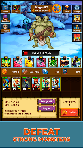 Screenshot Idle Pixel Heroes: Idle Merger