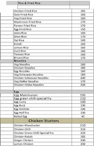 The Green Chilli Restaurant menu 6