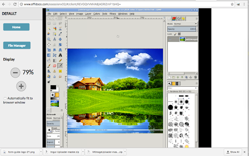 Gimp online - resim editörü ve boya aracı