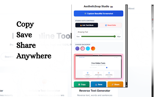 AestheticSnap: Beautiful Screenshot Generator screenshot 2