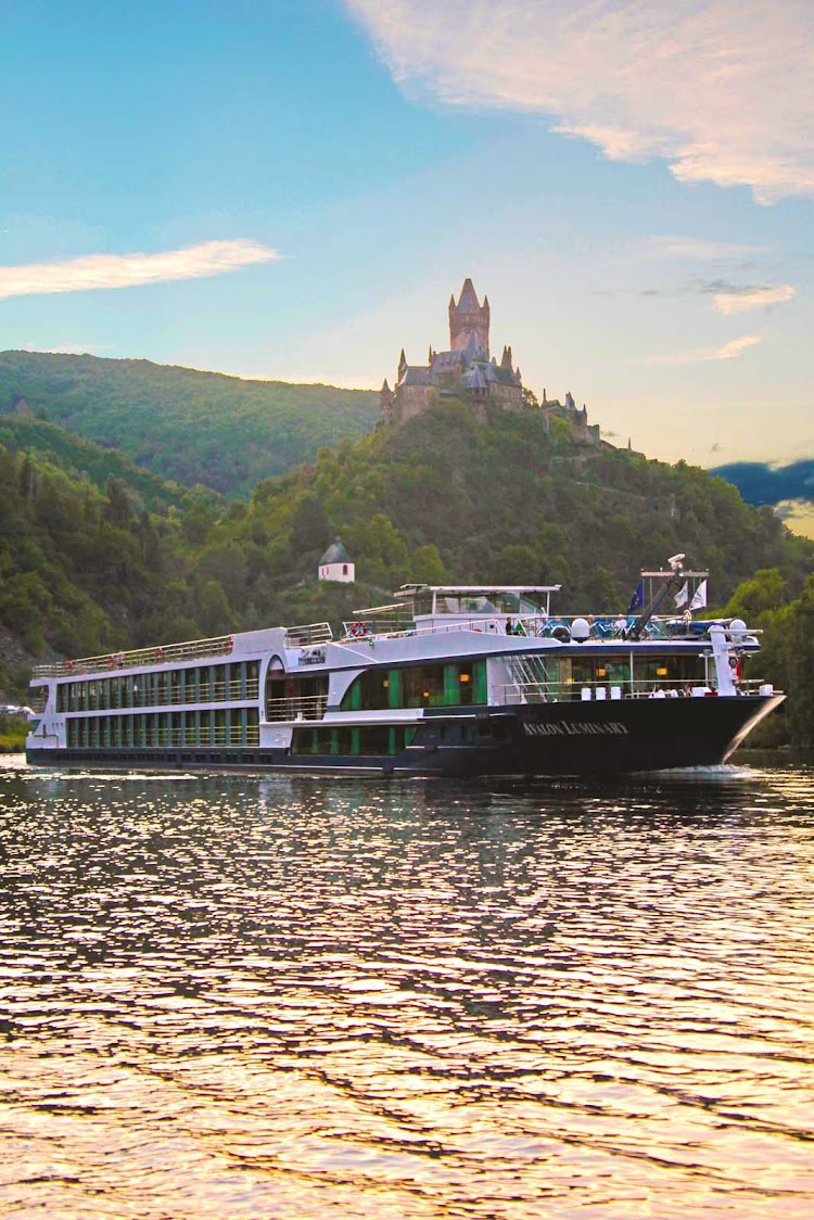 Visit castles and the river history along the Moselle River such as Cochem, Germany, and Metz, France, while cruising on the luxury cruise ship Avalon Luminary.