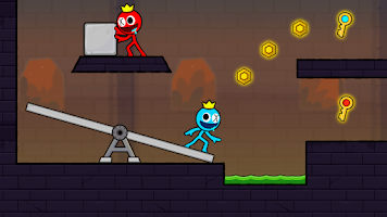 Red and Blue Stickman 2 for Android - Free App Download