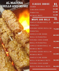 Al Madina Grills & More menu 1