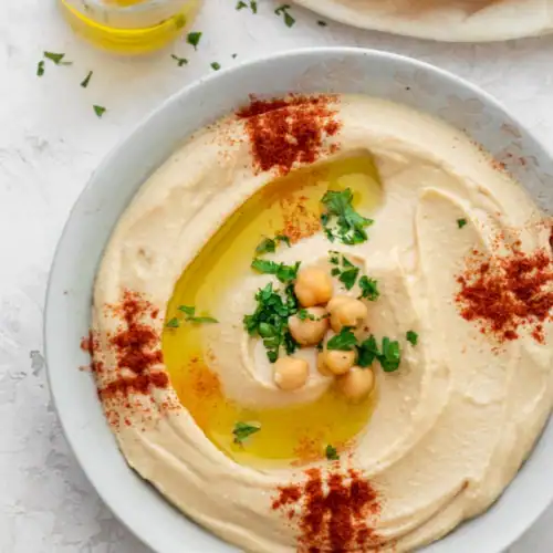 Cottage Cheese Hummus Platter