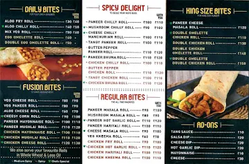 Rolls Mania menu 