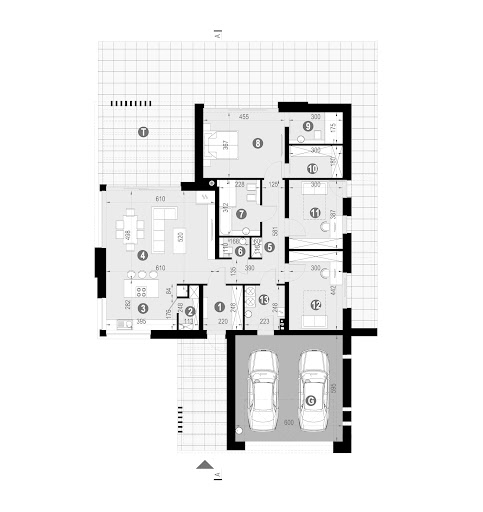 New House 713 - Rzut parteru