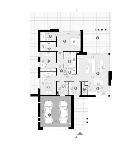 New House 713 - Rzut parteru