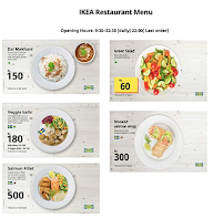 Ikea Cafe menu 2