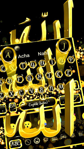 3D Allah Live Keyboard Launcher Theme?