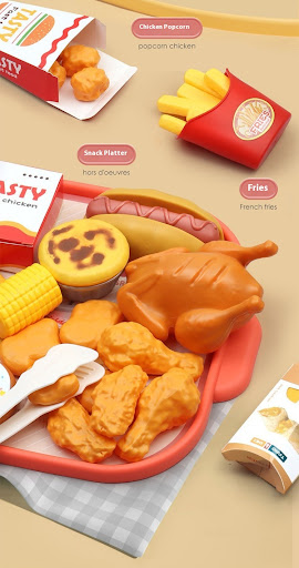 Title 9, Childrens home simulation kitchen plastic toys...