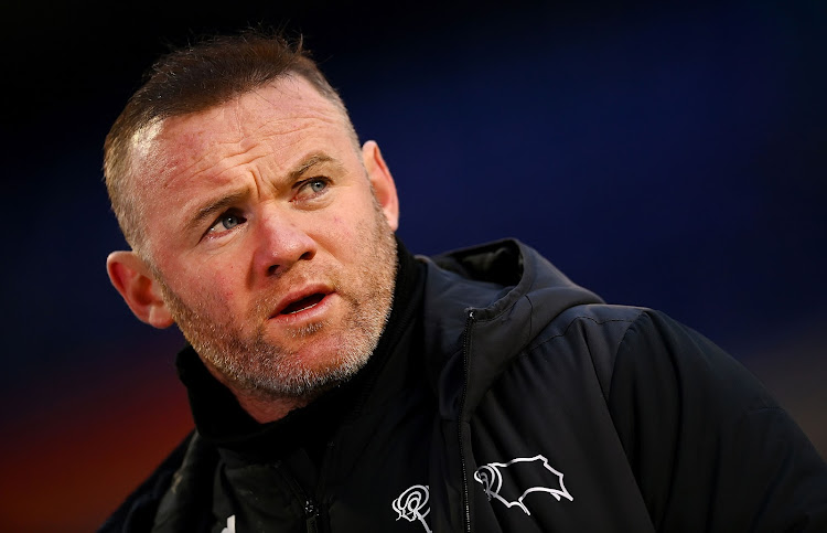 Derby County manager Wayne Rooney