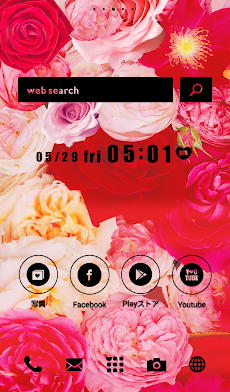 おしゃれなきせかえ壁紙 赤やピンクのバラ Androidアプリ Applion