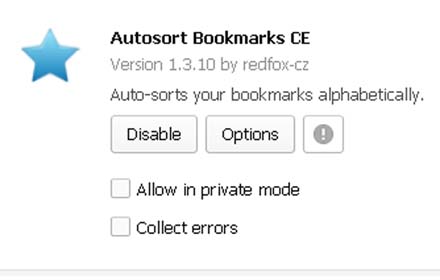 Autosort Bookmarks CE small promo image