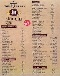 Dine In menu 5