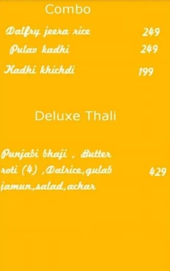 Delicious Food menu 