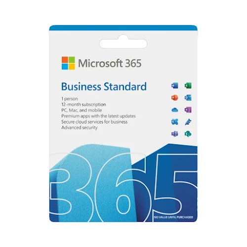 Phần mềm Microsoft 365 Business Standard Retail English APAC EM Subscr 1 năm