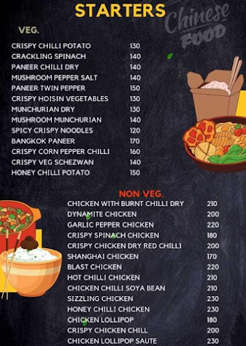 Nosher's menu 