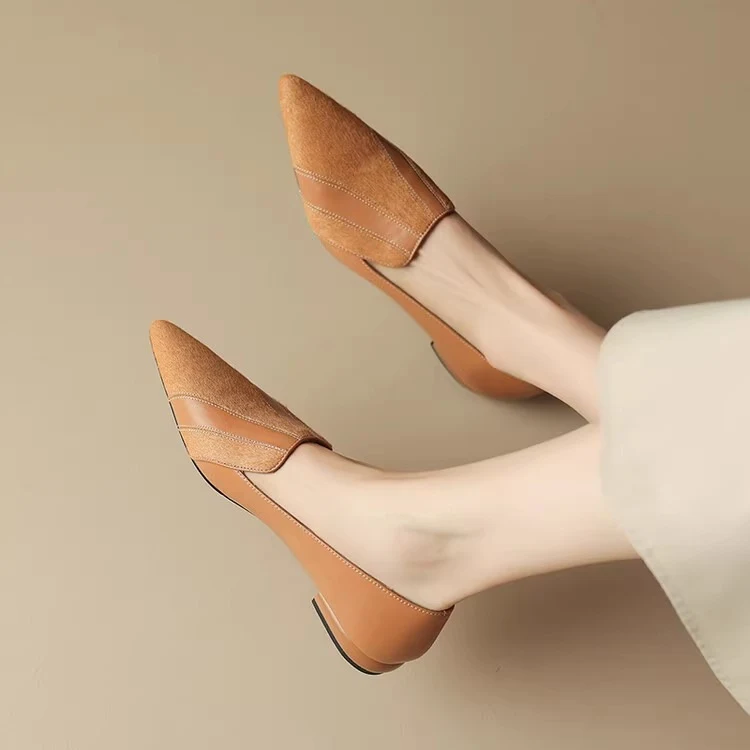 Title 7, Zapatos de mujer de moda simples, suaves, de cu...