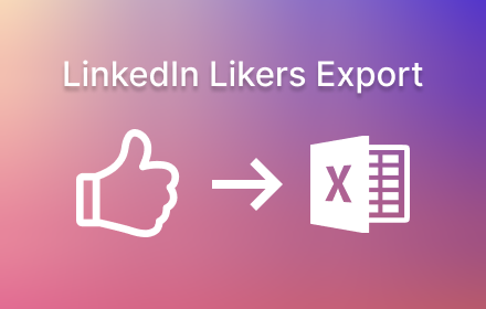 Likers Export for LinkedIn™️ small promo image