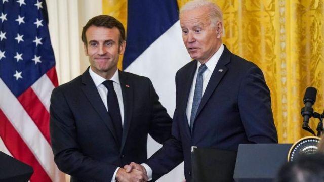 Macron and Biden