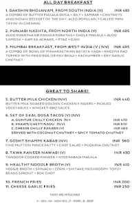 The Square - Novotel Chennai OMR menu 4