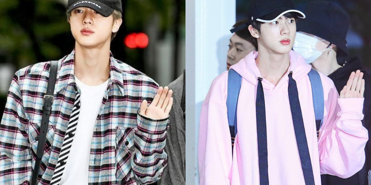 10 Fashion Moments From BTS's Jin That Made Him Look Like The Perfect  College Sunbae - Koreaboo