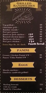 So What Cafe menu 5