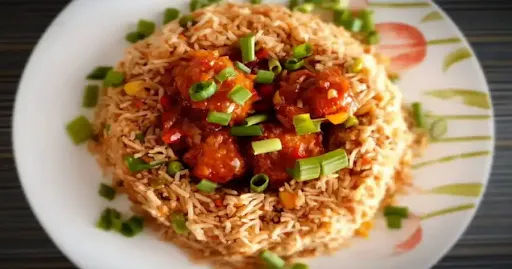 Veg Manchurian Rice Half